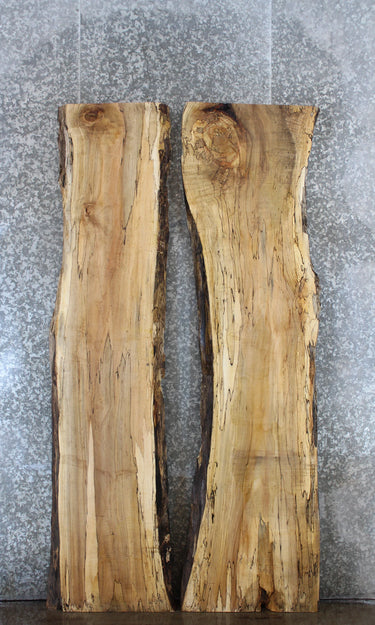 2- Live Edge Maple Slabs, Epoxy River Table Top Project Wood 793-794